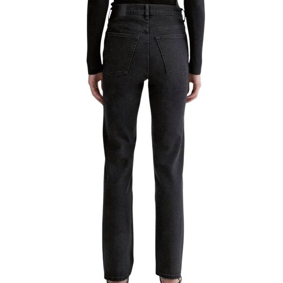 Everlane Jeans Women's 26 Short Black The Way High Slim Organic Cotton Stretch - Picture 1 of 5